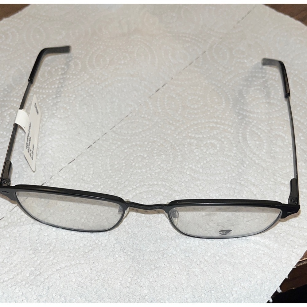 7 For All Mankind Black Rectangular Glasses